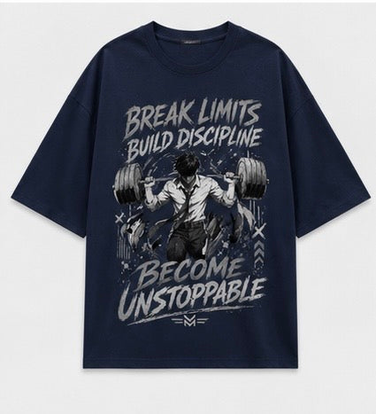 Break Limit Unisex Terry Oversized Tee.