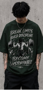 Break Limit Unisex Terry Oversized Tee.