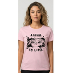 Anime is Life Unisex Classic Crew T-Shirt 100 % cotton