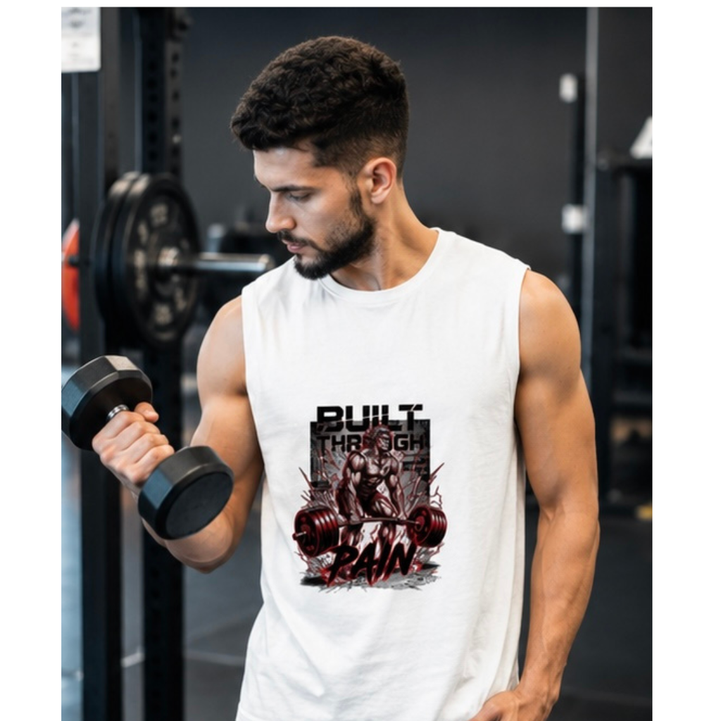 Anime Gym Sleeveless Tee for Men
