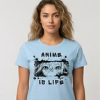 Anime is Life Unisex Classic Crew T-Shirt 100 % cotton