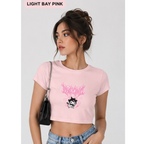 Dark Kawaii Crop Top 🖤🎀